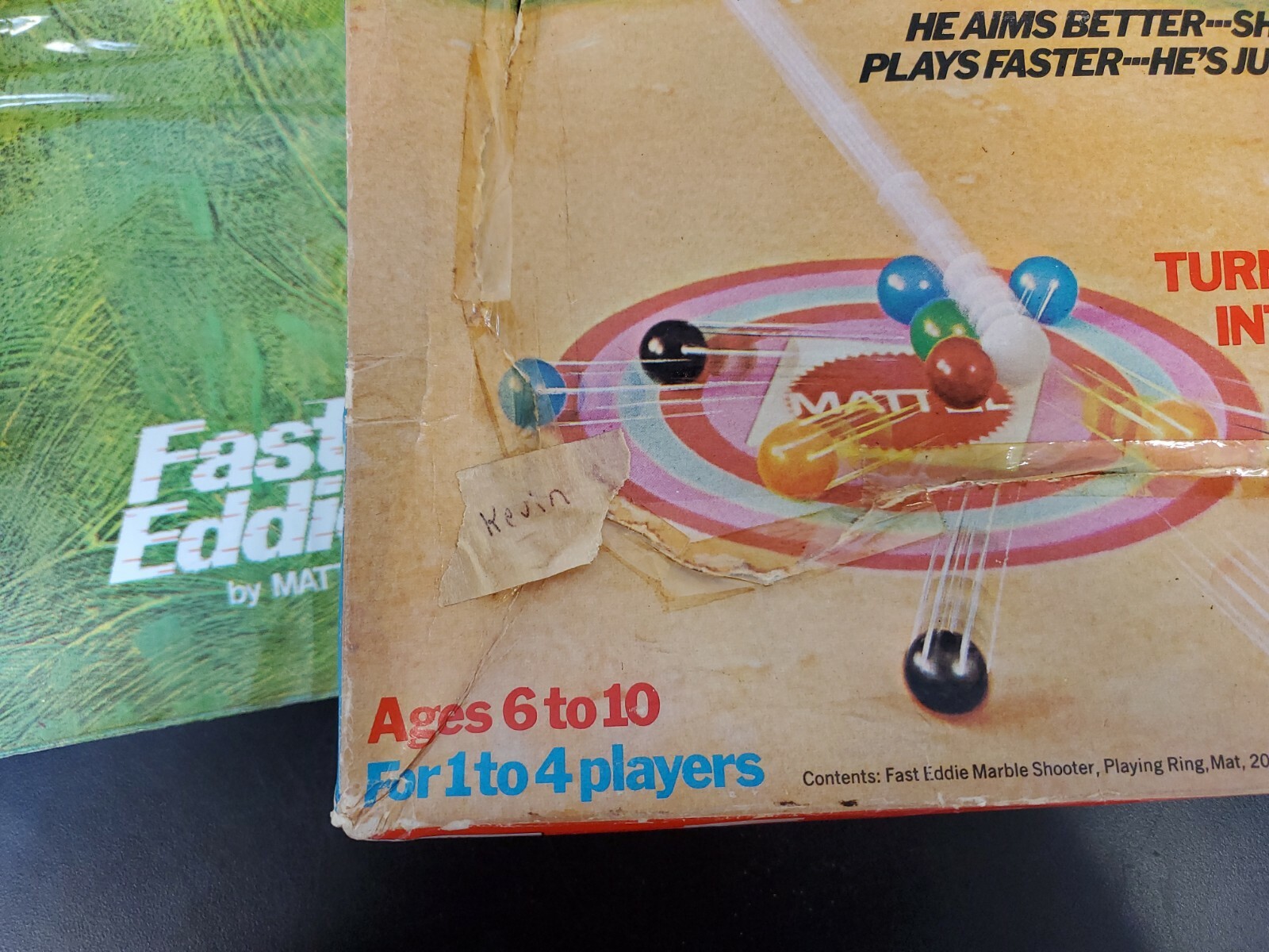 Vintage ~ Fast Eddie Marble Game ~ Mattel 1970 ~ Complete - Rare Find | eBay