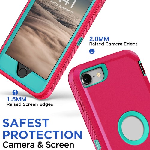 Für Apple iPhone SE 2./3. SE 2020/2022 Handyhülle Robust Stoßfest Cover - Bild 22 von 53