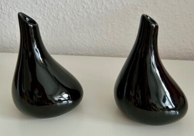 Vase Vasen Blumenvase schwarz ASA Selection modernes Design 2x
