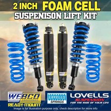 2" 50mm Foam Cell Lift Kit Complete Strut Coil for Mitsubishi Pajero NM NP NS NT