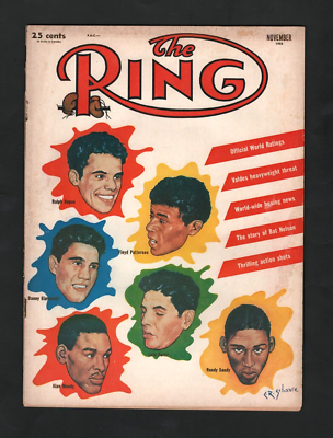 November 1952 The Ring Boxing Magazine – Floyd Patterson Cover