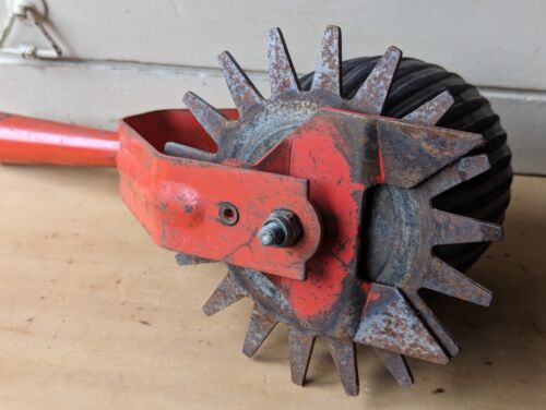 Vintage Wolf Tools Lawn Edge Trimmer~Head~Old Garden Tool~Border Tool~ - Foto 1 di 6