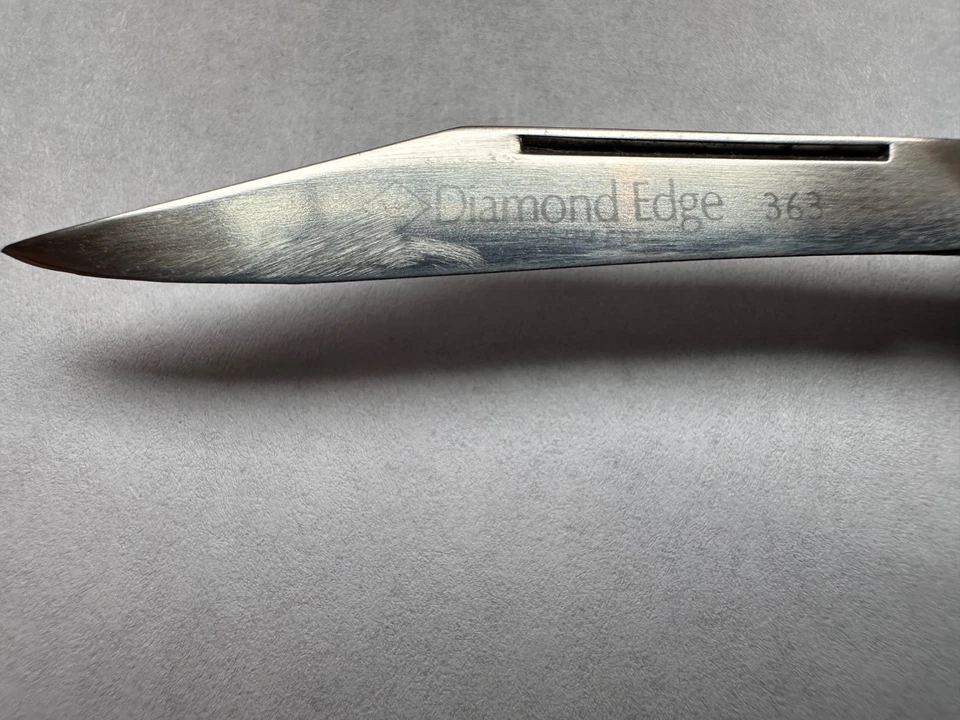 Navaja Imperial EE. UU. 3 Hojas Borde Diamante 363 Usada Pero Bonita Foto 2 de 4