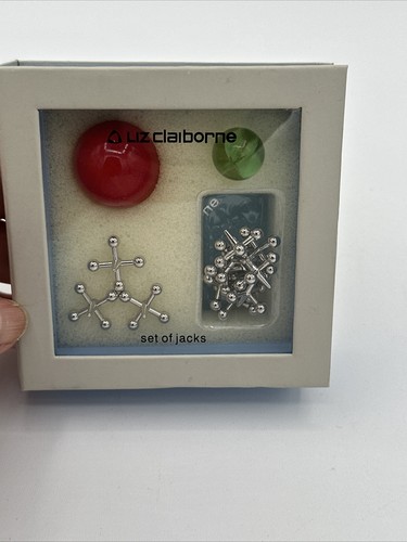 Liz Claiborne Set Of Jacks In Box Used - Picture 2 of 6