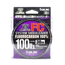 SUNLINE Harris Saltimate System Shock Leader FC 30 No. 100 LB 30NEW