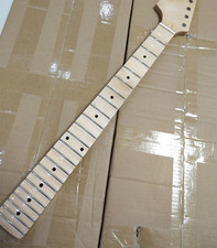 Reverse Big head Full Scallops guitar neck 22 fret 25.5 inch maple Gloss