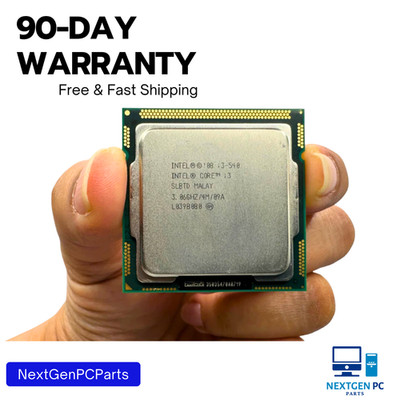 ntel Core i3-540 3.06GHz 2.5 GT/s LGA1156 Desktop CPU Processor SLBTD