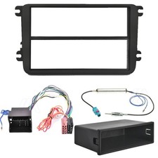 Kit Installazione Autoradio 1DIN Cavo ISO+FAKRA Mascherina per VW GOLF VI (5K1)