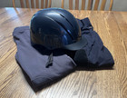 Troxel adjustable riding helmet size M, Kerrits XS and irideon riding pants — photo 1