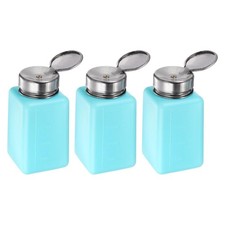 Dispensadores de alcohol disolvente Harfington 3 piezas 200 ml (6,7 oz) dispensadores de líquido empujar hacia abajo