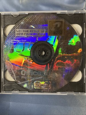 Genuine MICROSOFT OFFICE 2000 PROFESSIONAL 2 CD-ROM SET with PRODUCT KEY Unused