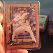 Topps 2025 Update Series Logan Henderson Rookie Gold #US137 Brewers MLB Card