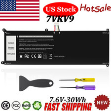 Laptop Battery 7VKV9 For Dell XPS 12 9250 Latitude 12 7275 Notebook 9TV5X 30Wh