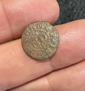 Copper Token Nicholas farthing ND token found in Suffolk metal detecting