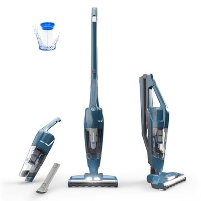  Portable 10.8V 2-in-1 Cordless Stick Lightweight Vacuum Cleaner with 2 Blue