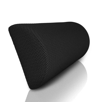 MEDIPAQ Half Moon Pillow Memory Foam Bolster Cushion Knee Neck Leg Support Pain BLACK