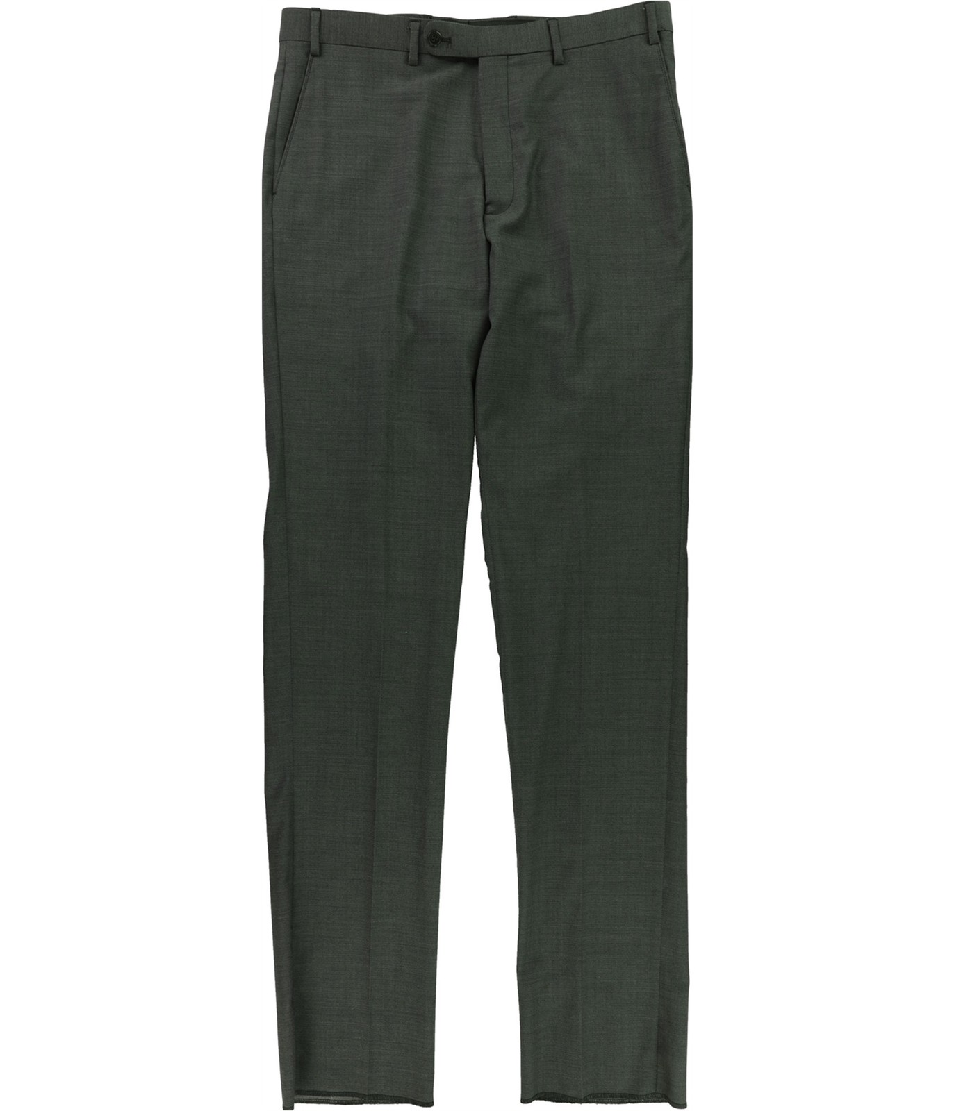 Vince Camuto Mens Slim Fit Wool Dress Pants Slacks Grey 29W x UnfinishedL 30190₽