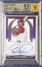 2021 TOPPS DEFINITIVE GOLD FRAMED AUTO #DCFABL BARRY LARKIN 1/10 BGS 9.5 AUTO 10
