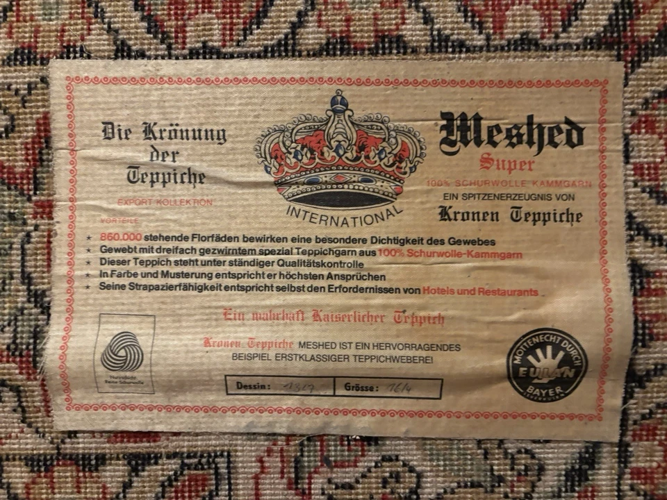 Wollteppich ca. 250/340 cm - Bild 4 von 4