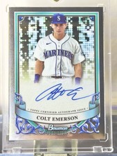 2024 Bowman Sterling #PA-CE Colt Emerson Prospect Autographs 💎