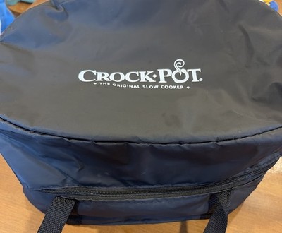 Crock Pot Slow Cooker Insulated Carrier Holder Travel Bag Case Black