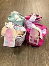 4-PACK Teen Spa Set (Fuzzy Socks + Headband + 2 Wristbands + Reusable Tote)