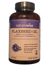 Flaxseed Oil 1200 mg Omega 3 6 9 for Heart Health   120 Softgels EXP: 08/26