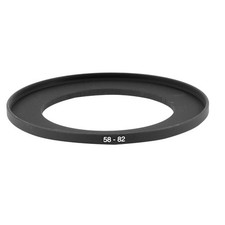 58-82mm 58mm to 82mm Aluminum Step-Up Filter Ring Adapter for Camera