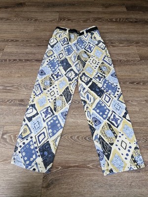 Pepsi Max Jeans Y2K Große 13 Vintage 90er 6 Gelb Blau Print Gürtel Woolworths