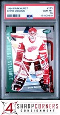 1994 PARKHURST #283 CHRIS OSGOOD RED WINGS POP 1 PSA 10