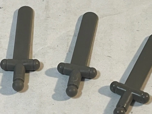 LEGO 6 Vintage Dark Gray Weapon Sword, Shortsword castle