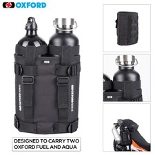 Oxford Nomad Bottle stash XL - OL588 designed to carry two Oxford Fuel and Aqua