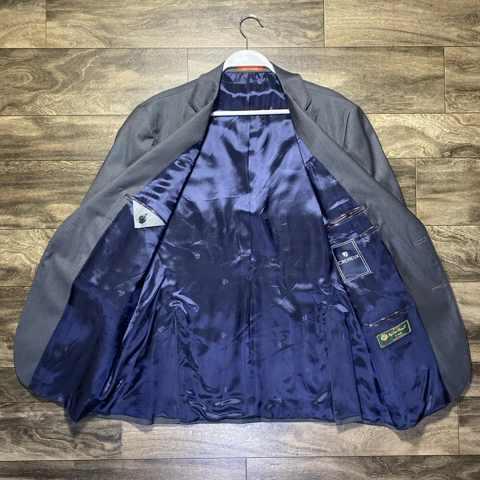 Daniel Cremieux Loro Piana T-Way Wool Blazer Arthur CT Micro Houndstooth 46R - Image 3 of 4