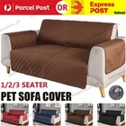 Quilted Sofa Cover Couch Furniture Protector Settee Throws 1/2/3 Seater For Pet
