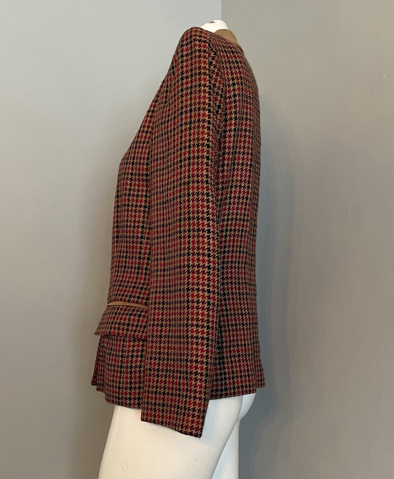 Pendleton Petites Wool Blend Houndstooth Blazer L… - image 6