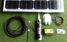 100 WATT MOTORHOME CAMPER VAN CARAVAN SOLAR PANEL FULL KIT LCD controller 100w