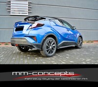 CUP Heckspoiler Schwarz FüR Toyota C-HR Spoiler Dach Aufsatz VerläNgerung ABS