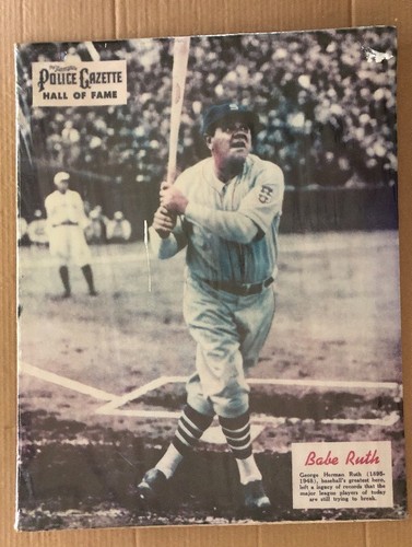 Police Gazette Original Vintage Poster Babe Ruth Boston Red Sox Baseball MLB - Picture 12 of 12