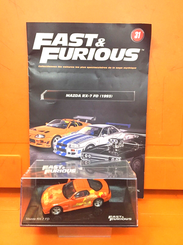Modèle Réduit Altaya 1/43 - Mazda RX-7 FD Fast & Furious N°31, Neuf
