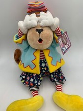 NEW FAO Schwarz Mary Engelbreit See Speak Hear No Evil Large Plush Monkey Tag