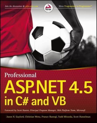 Professional ASP.Net 4.5 in C# and VB