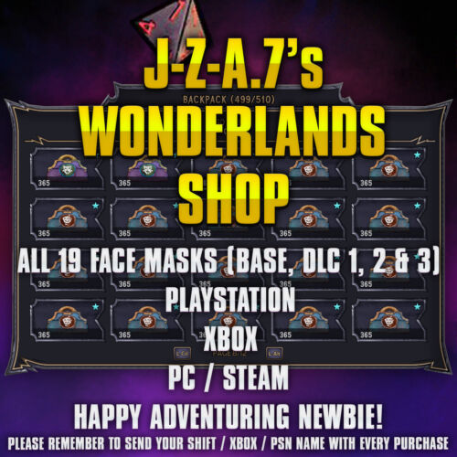 PS/XBOX/PC Tiny Tina's Wonderlands TODOS LOS ACCESORIOS DE CABEZA COSMÉTICOS ENGRANAJES SKINS DLC - Imagen 9 de 55