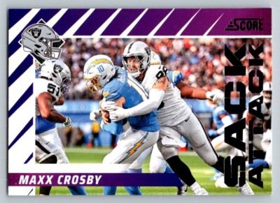 2024 Panini Score Sack Attack Maxx Crosby #4 Raiders