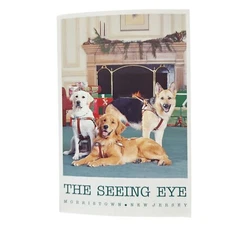 Postcard The Seeing Eye Dogs Christmas Morristown New Jersey Chrome Unposted