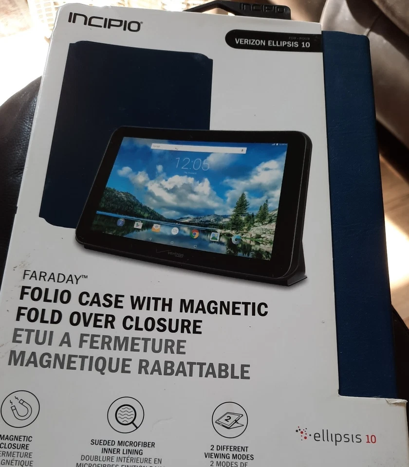 Incipio Folio Case Verizon Ellipsis 10 (Navy) - Image 2 of 4
