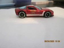 2012 HOT WHEELS MAIN STREET '11 CORVETTE ROANOKE FIRE DEPT. 162/247  LOOSE (PC4)