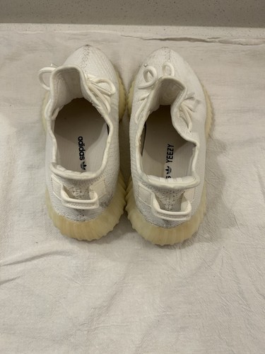 Adidas Yeezy Boost 350 V2 Low Cream/Triple White Men’s Size 7.5 - Picture 2 of 10