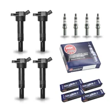 4X Ignition Coil & 4X NGK Iridium Spark Plug for 11-16 Hyundai Elantra l4 1.8L