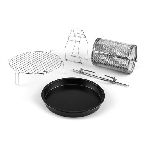 HOT: INFRAROT HALOGEN HEIßLUFT BACK OFEN FRITEUSE GARGERÄT KOCHTOPF GRAU-SCHWARZ - Bild 6 von 11