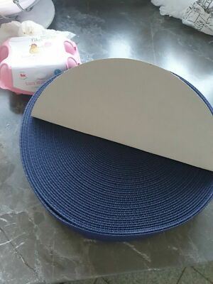 25m Rolle HALCO B2B 60mm Navy Back-to-Back Standard Haken/Veloursschlaufe